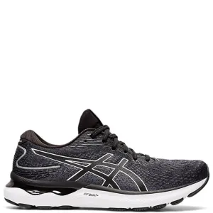 Mens Asics Gel Nimbus 24 (2E WIDE) Black/White