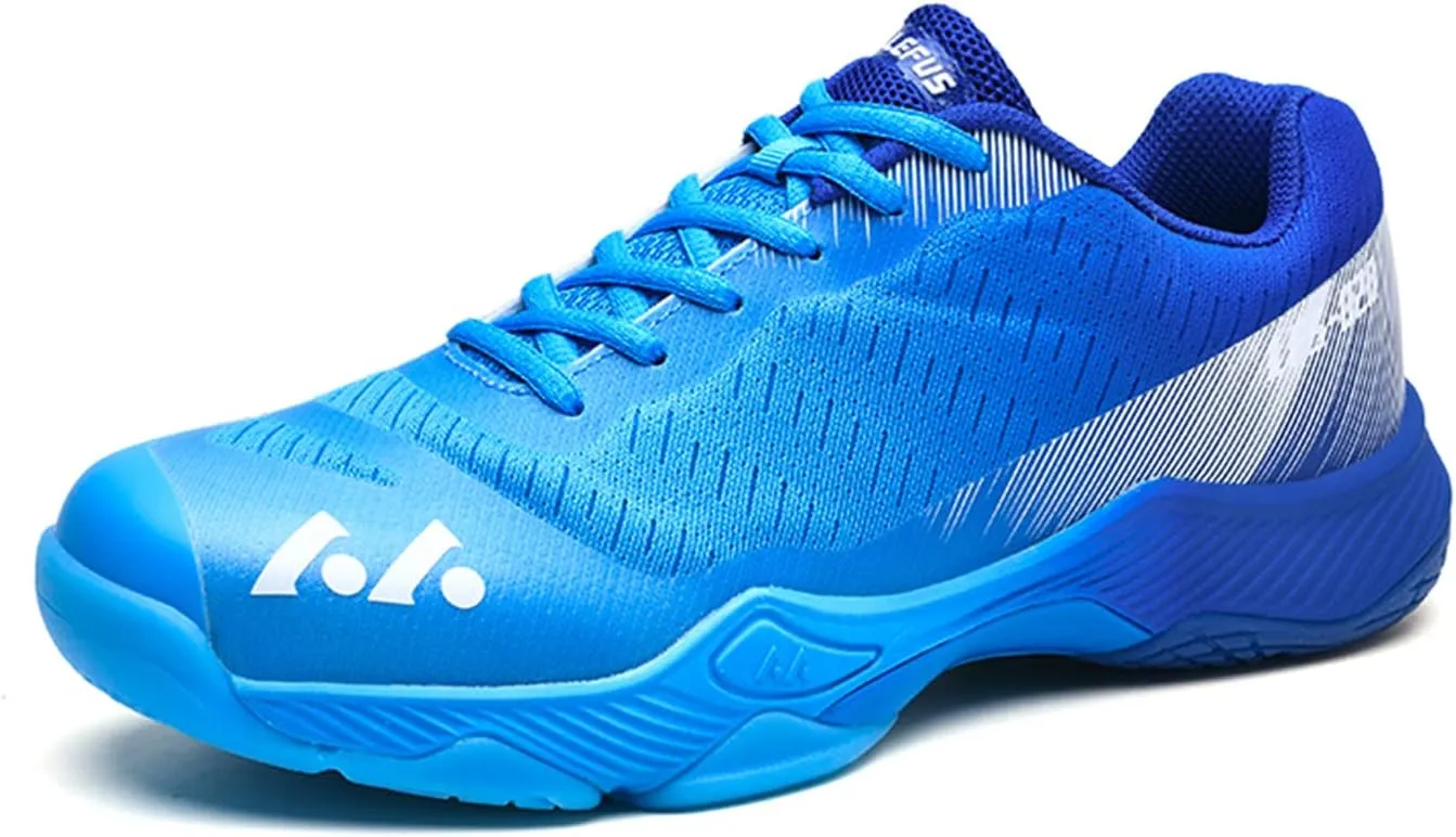 Men's Badminton Shoes Indoor Court Shoes Resistant Non-Slip Racquetball Squash Volleyball Pickleball Shoe Low Top Training Shoes