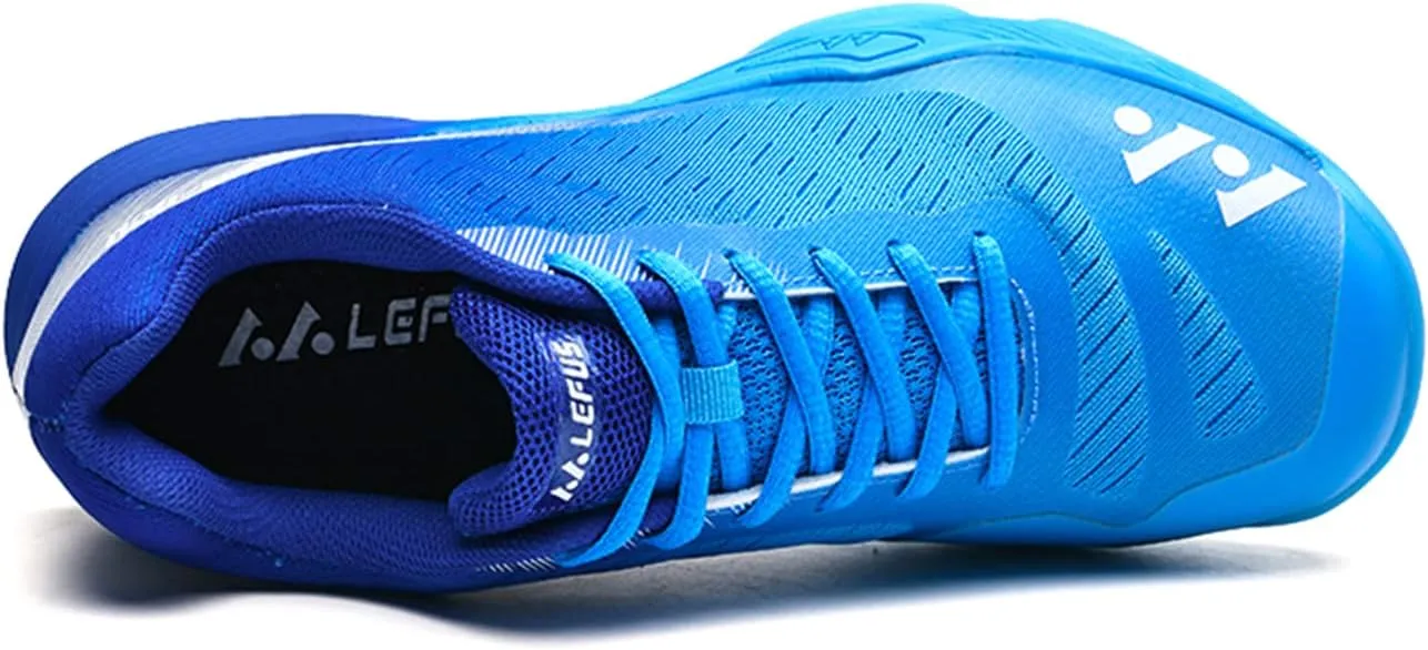 Men's Badminton Shoes Indoor Court Shoes Resistant Non-Slip Racquetball Squash Volleyball Pickleball Shoe Low Top Training Shoes
