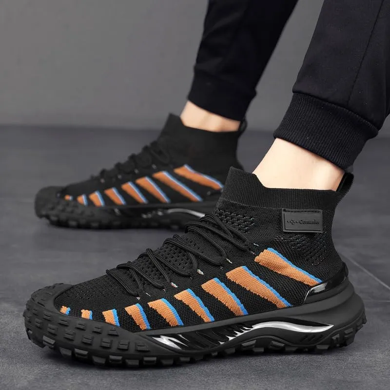 Mens Boots For Men Chelsea high top sneakers Men's Black Gray Yellow Size Fashion Shoes Casual
