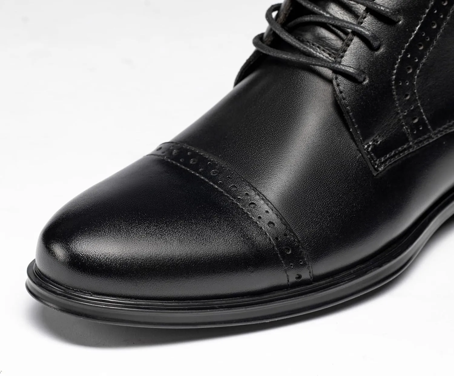 Men's Chelsea Dress Boots Comfortable Leather Slip On Ankle Boots For Casual & Formal Occasions