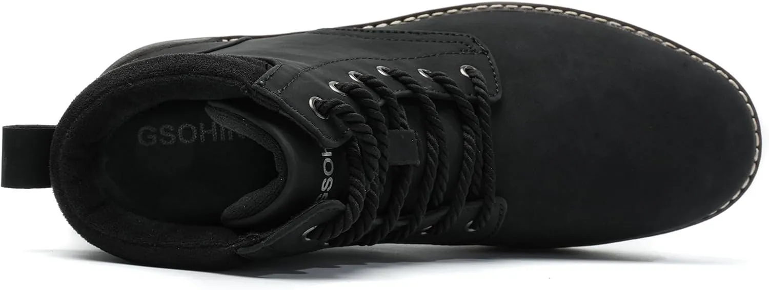 Men's Classic Dress Casual Chukka Boots Lace Up Outdoor Desert Ankle Hiking Boots for Men