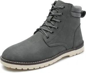Men's Classic Dress Casual Chukka Boots Lace Up Outdoor Desert Ankle Hiking Boots for Men