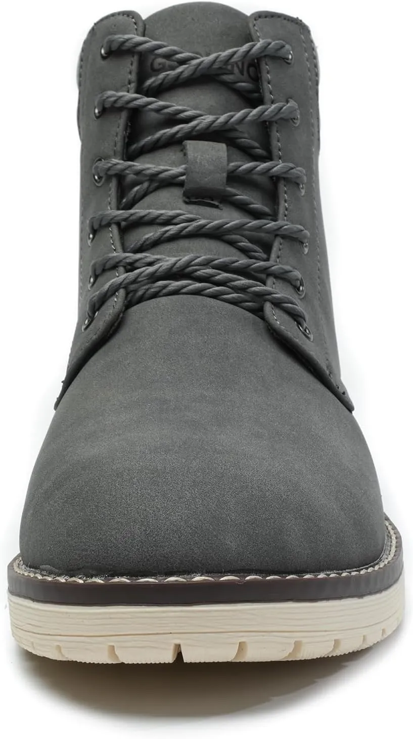 Men's Classic Dress Casual Chukka Boots Lace Up Outdoor Desert Ankle Hiking Boots for Men