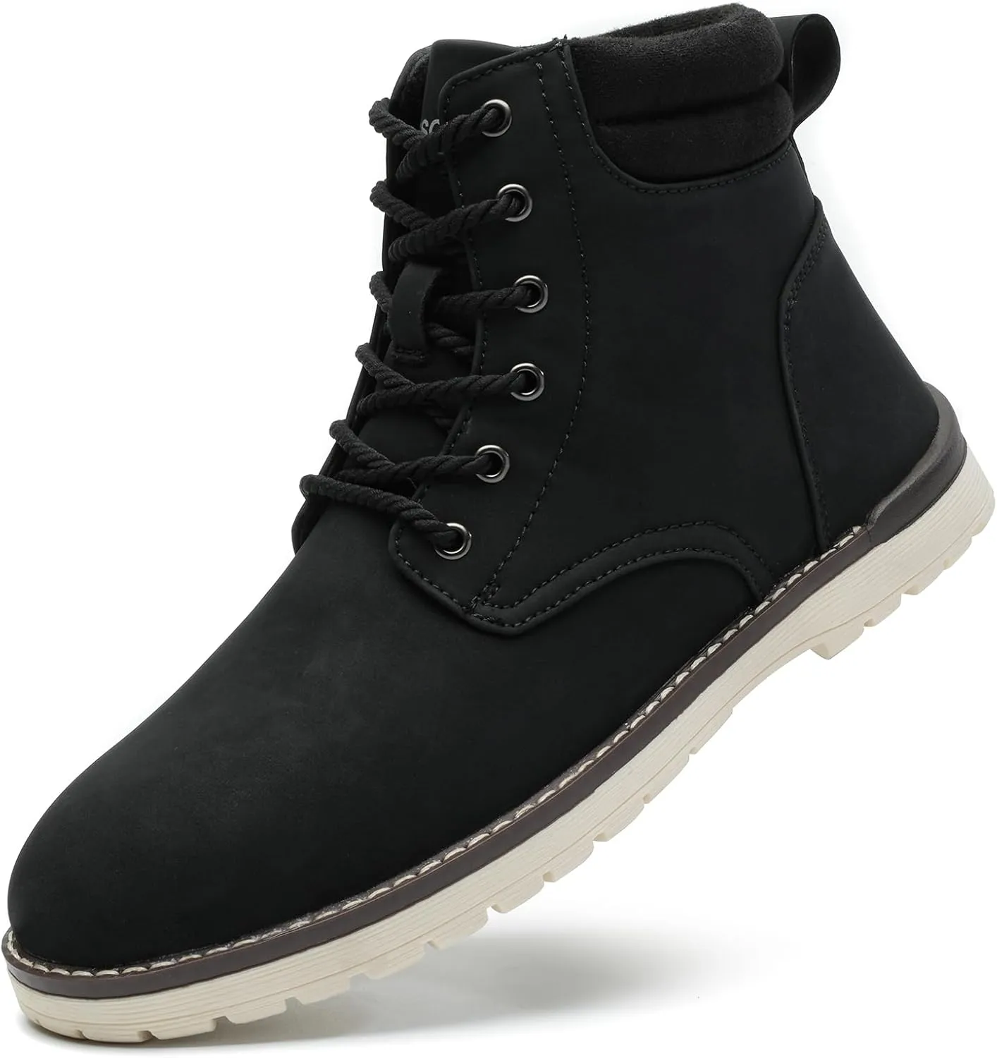 Men's Classic Dress Casual Chukka Boots Lace Up Outdoor Desert Ankle Hiking Boots for Men