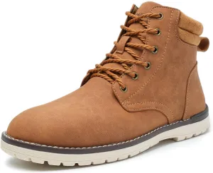 Men's Classic Dress Casual Chukka Boots Lace Up Outdoor Desert Ankle Hiking Boots for Men