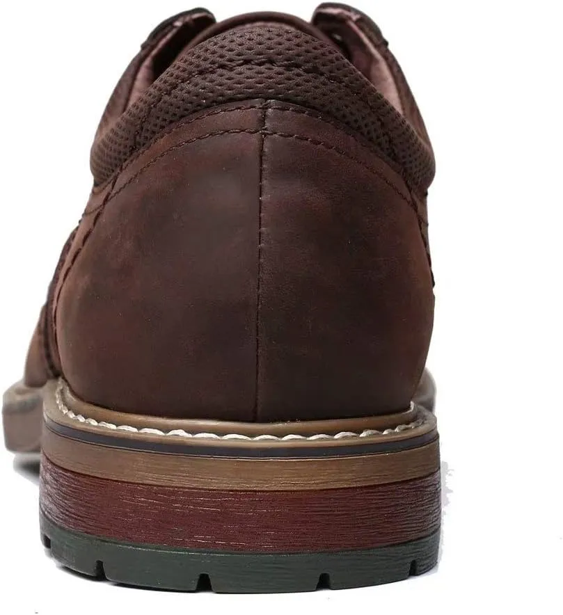 Mens Dress Shoes, Lace Up Plain Toe Leather Oxford