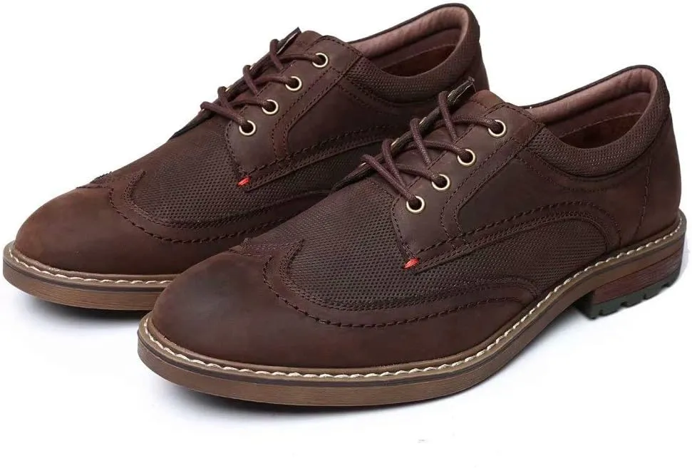Mens Dress Shoes, Lace Up Plain Toe Leather Oxford