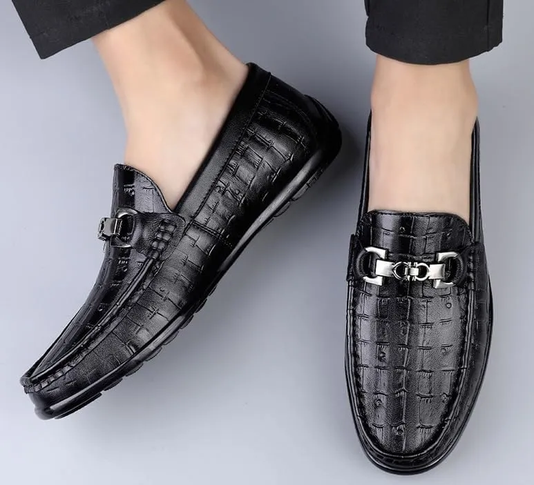 Men's Fashion Luxury Slip-On Formal Business Leather Dress Shoes Mens Breathable Wingtip Brogue Oxfords
