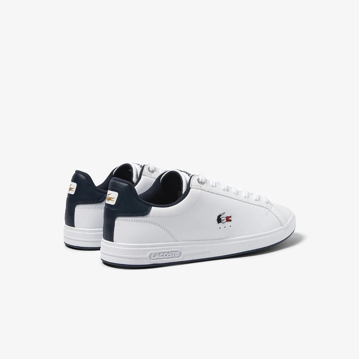 Men'S Lacoste Graduate Pro Leather Tricolour Trainers