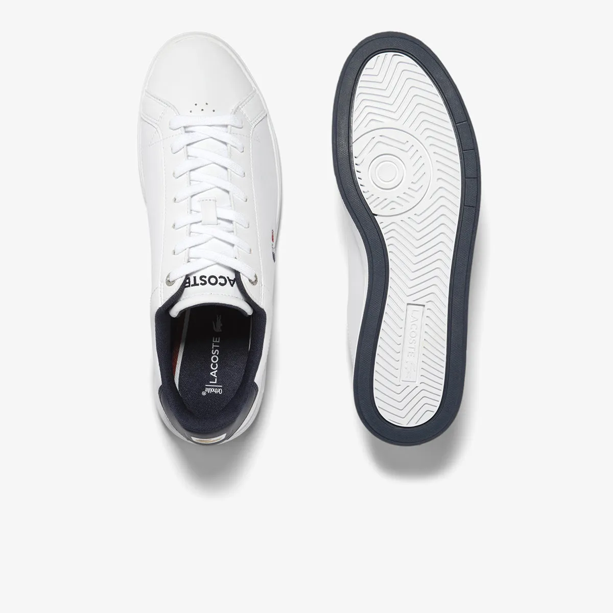 Men'S Lacoste Graduate Pro Leather Tricolour Trainers
