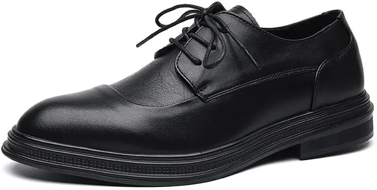 Mens Leather Oxfords Shoes Wedding Party Dress Shoes Business Work Wingtip Brogue for Men