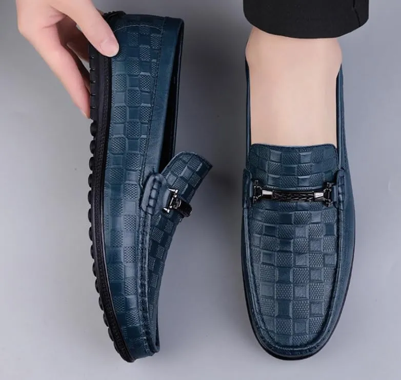 Men's Modern Classic Slip On Oxfords Shoes Mens Patent Leather Wingtip Brogue Dress Shoes