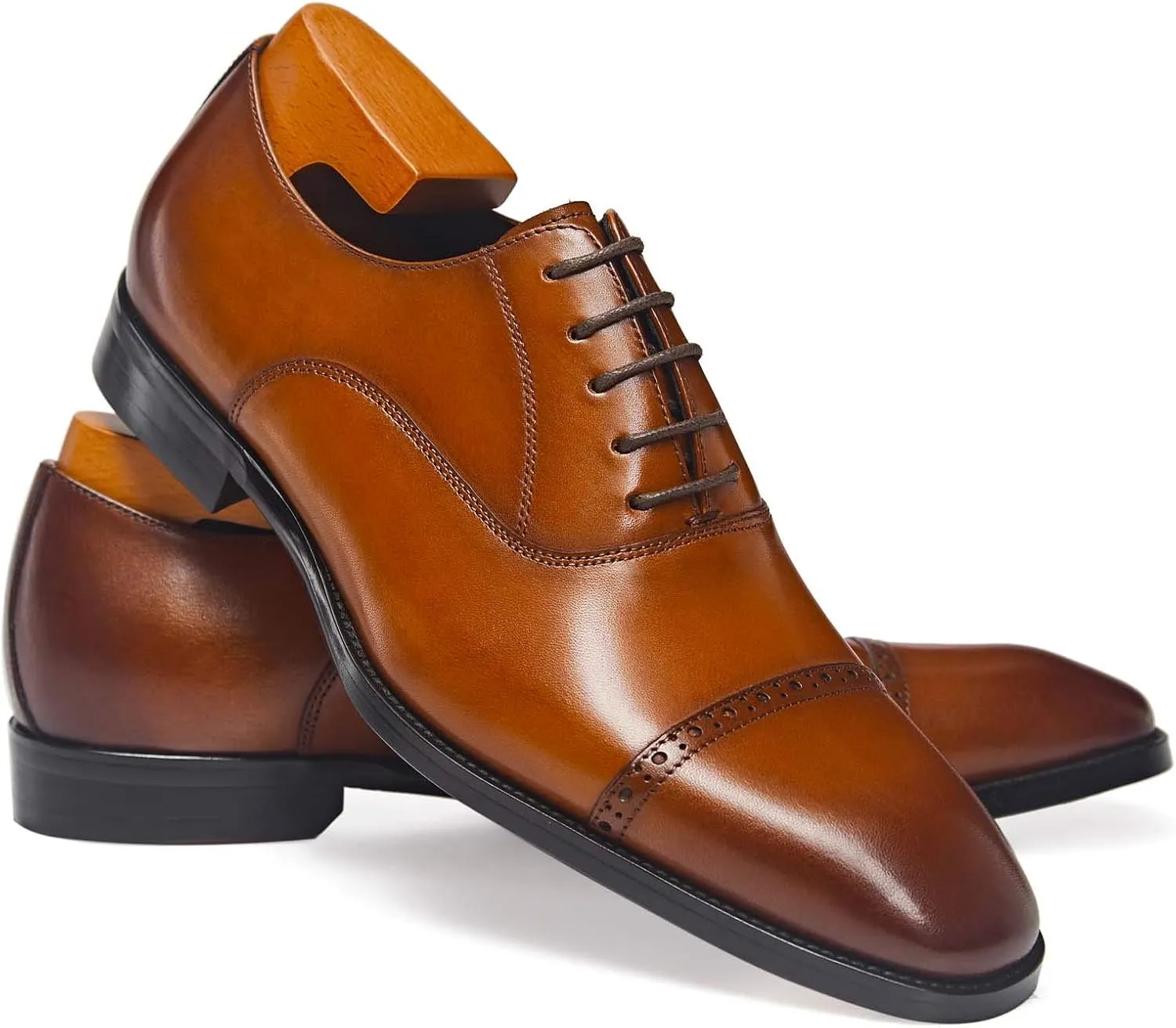 Men's Oxford Formal Comfortable Dress Shoes Genuine Leathers
