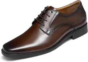 Mens Oxford Leather Business Casual Shoes