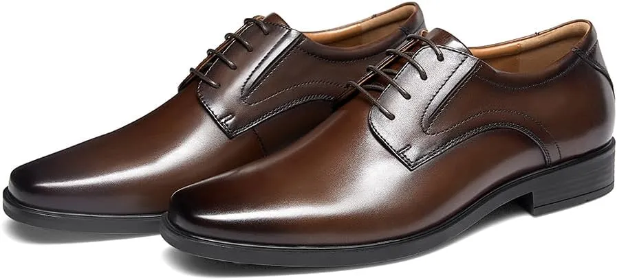 Mens Oxford Leather Business Casual Shoes