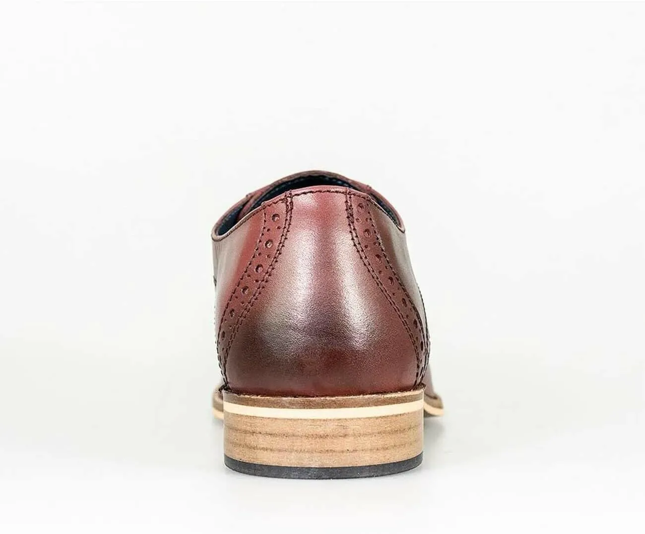 Mens Signature Leathet Lace Up Shoes Brogue Oxford Footwear