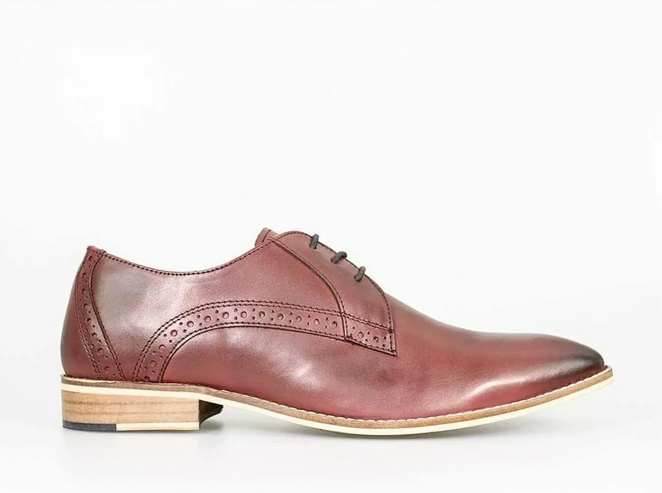 Mens Signature Leathet Lace Up Shoes Brogue Oxford Footwear