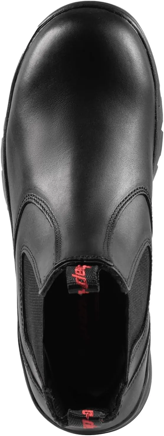 Men's Slip On Chlesea Work Boots for Men, Full Grain Leather,Slip-resistant Rubber Sole 3485ST-3485NST
