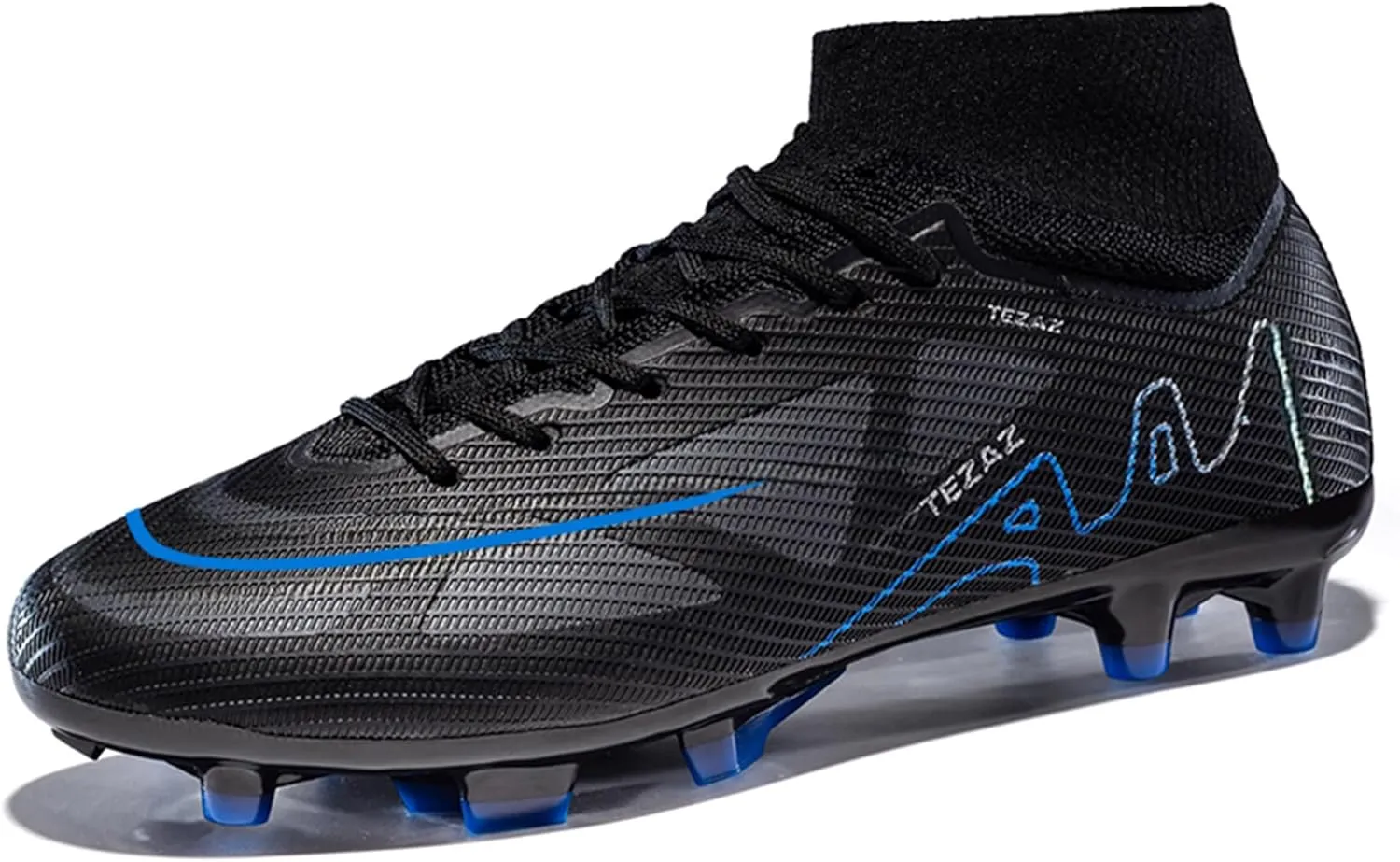 Men's Soccer Cleats Lightweight Football Cleats Professional Training High-top Soccer Shoes