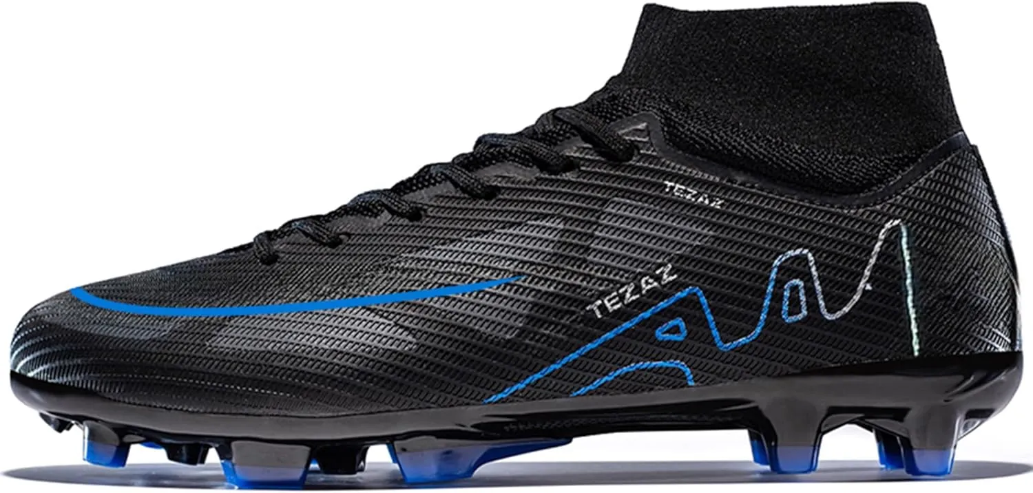 Men's Soccer Cleats Lightweight Football Cleats Professional Training High-top Soccer Shoes