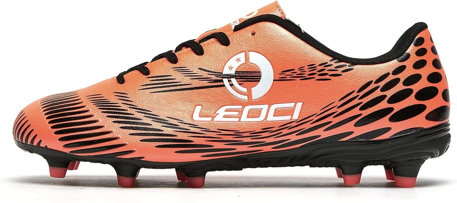Men's Women's Firm Ground Soccer Cleats Outdoor/Indoor Boys Girls Professional Futsal Football Training Sneakers