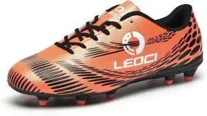 Men's Women's Firm Ground Soccer Cleats Outdoor/Indoor Boys Girls Professional Futsal Football Training Sneakers