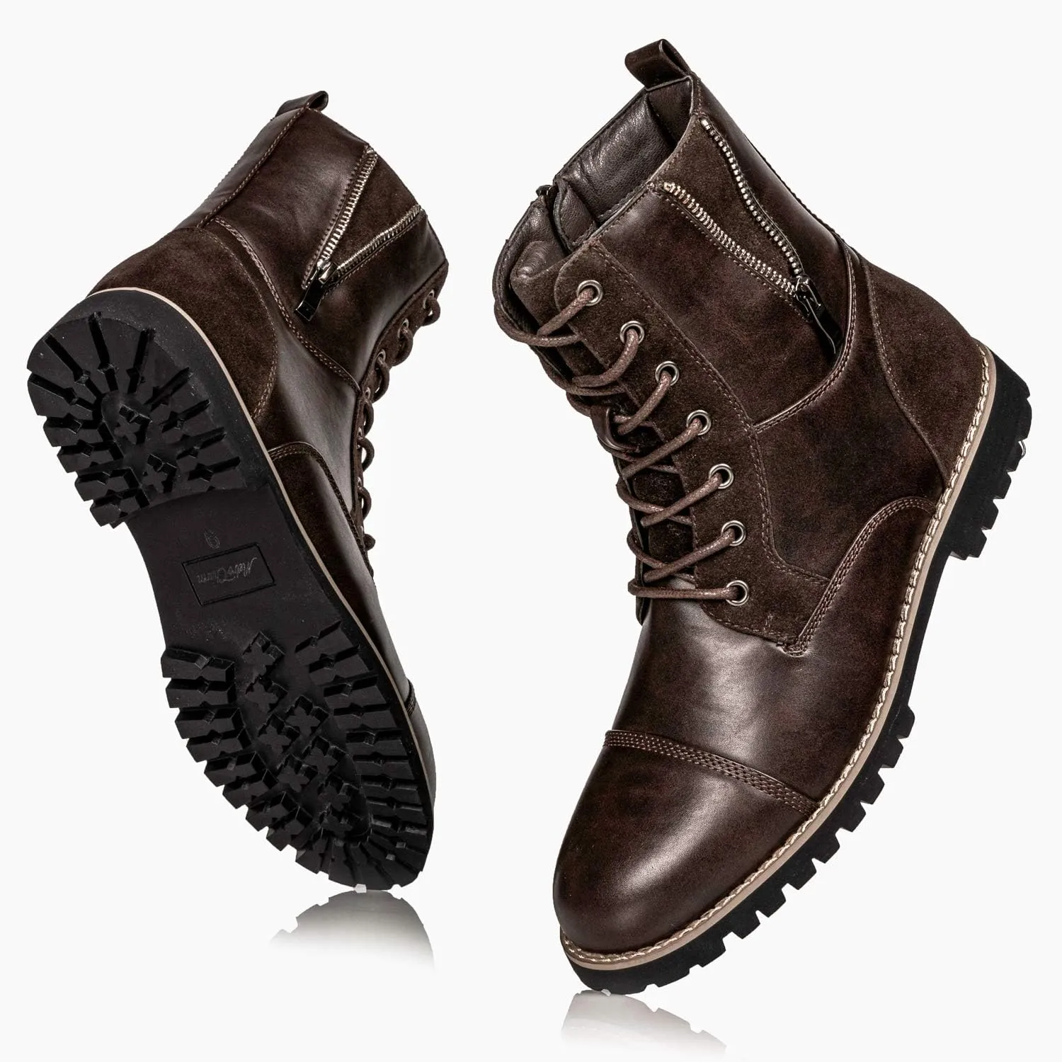Metrocharm MC313 Men's Lace Up Cap Toe Formal Dress Casual Fashion Oxford Boot
