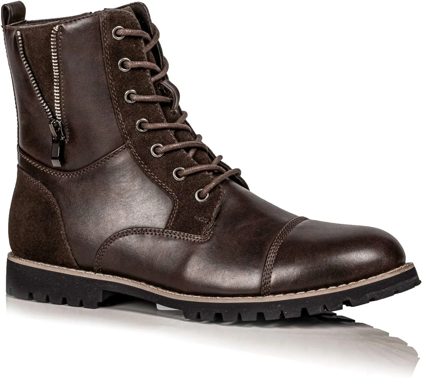 Metrocharm MC313 Men's Lace Up Cap Toe Formal Dress Casual Fashion Oxford Boot