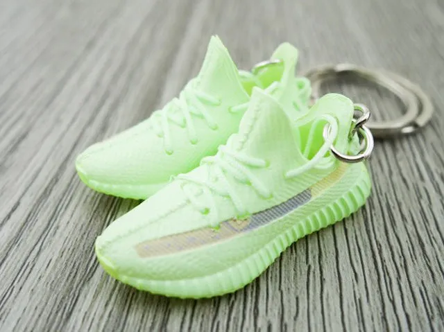 Mini Sneaker Keychains YZY  V.2 - GLOW