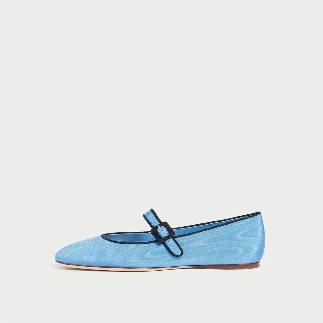 miss left Women's Comfort Buckle Strap Mary Janes Classic Closed Round Toe Ballet Flats Slip On Cozy Casual Dance Shoes Size 4-16 US