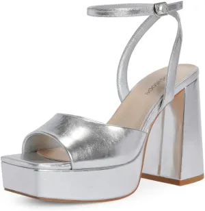 Modatope Platform Heels for Women Platform Sandals Womens Chunky Heel Open Toe Pumps Ankle Strap Womens Wedding Party Pumps Shoes