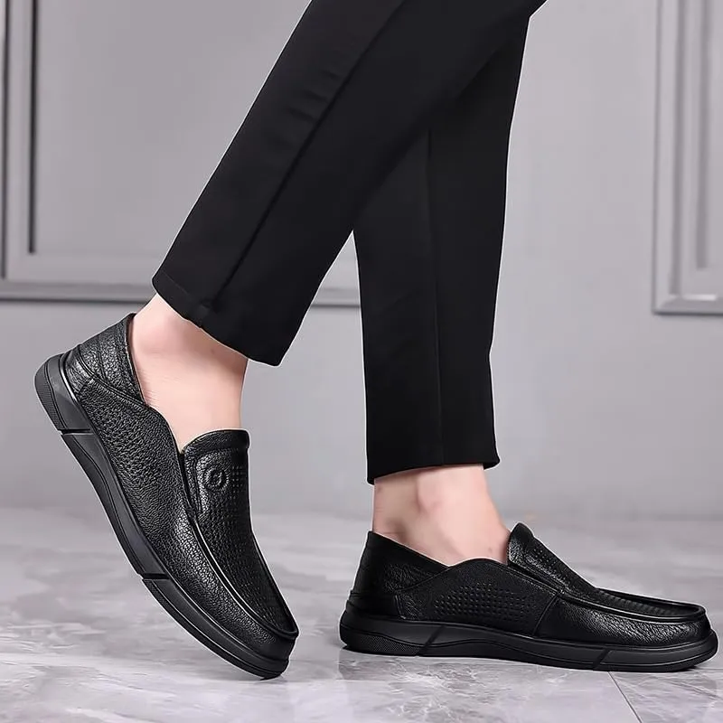 Modern Cap Toe Oxford Shoes for Men Flexible Midsole Construction Business Trips Formal Dinners Arch Support System