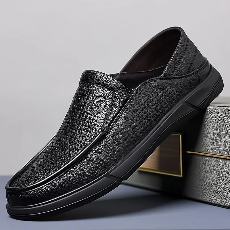 Modern Cap Toe Oxford Shoes for Men Flexible Midsole Construction Business Trips Formal Dinners Arch Support System