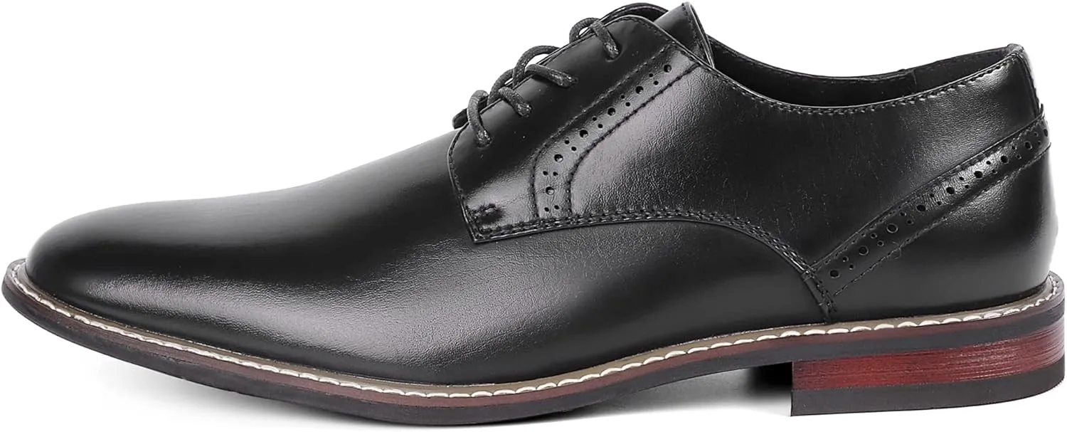 Mofri Men's Dress Shoes Formal Cap Toe Oxford Dress Shoes for Men Comfortable