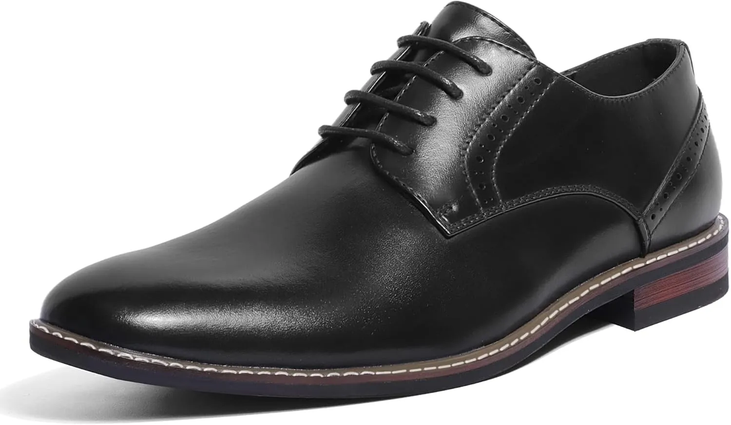 Mofri Men's Dress Shoes Formal Cap Toe Oxford Dress Shoes for Men Comfortable
