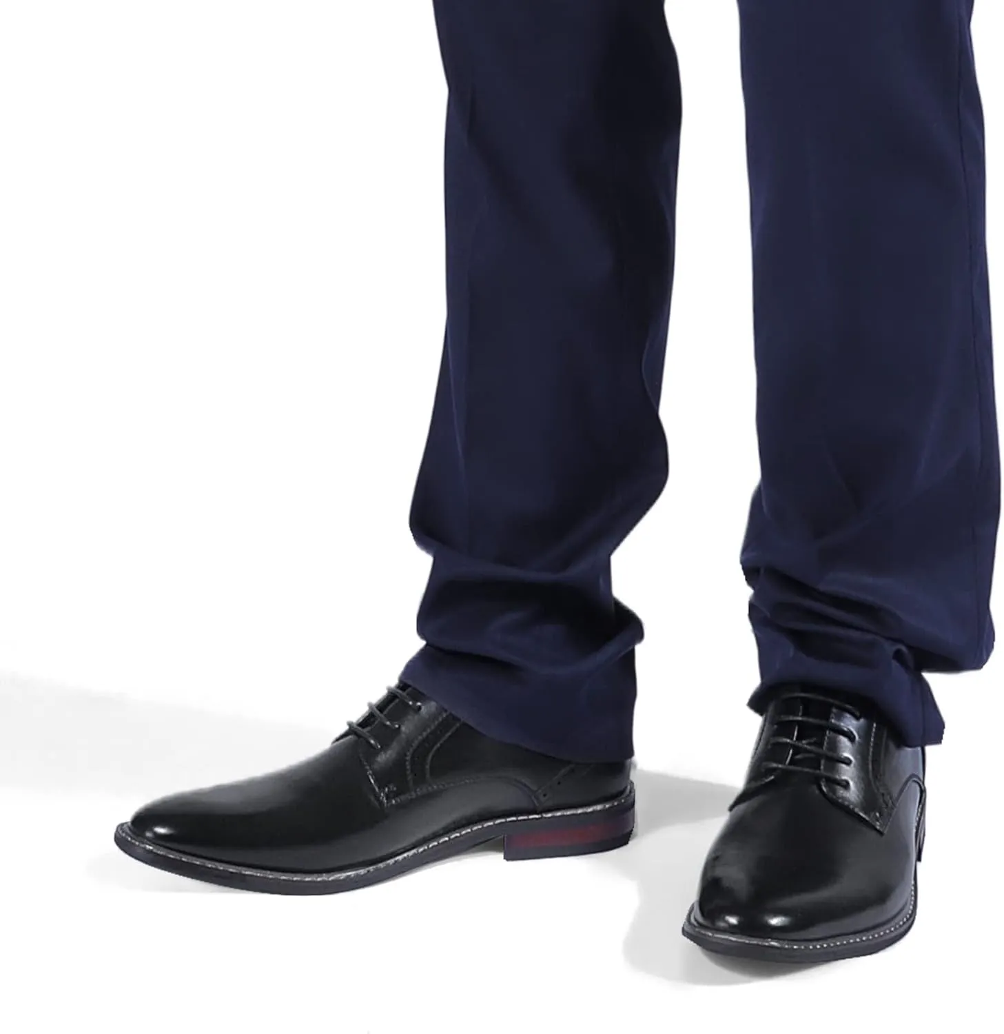 Mofri Men's Dress Shoes Formal Cap Toe Oxford Dress Shoes for Men Comfortable
