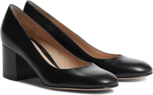 MOOMMO Women's Classic Chunky Block Heel Suede Pumps Round Closed Toe Slip On 2" Low Thick Heels Dress Shoes Matte Patent Leather Spring Fashion Office Work Pump Basic Shoe Elegant Wedding 4-11 M US