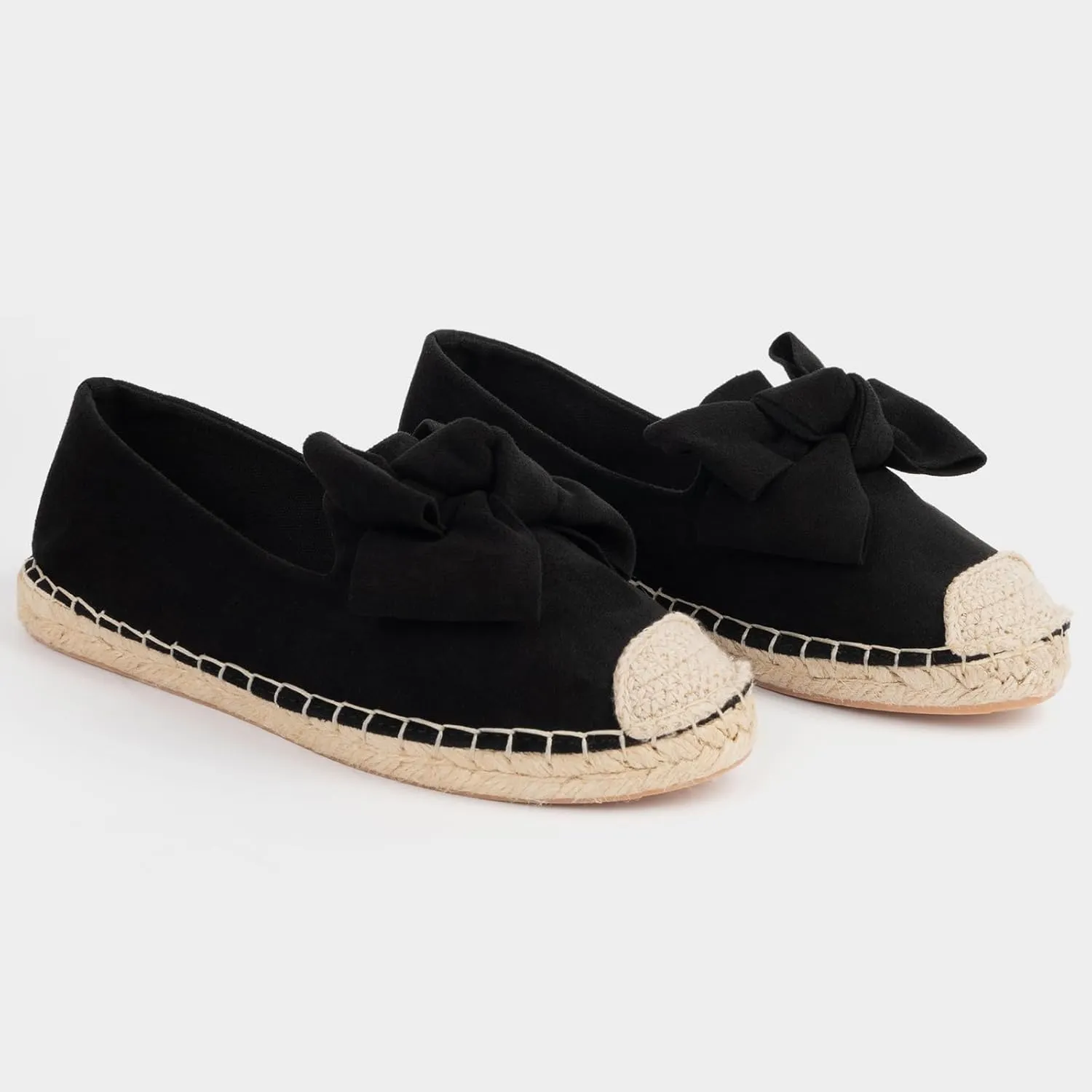 MUSSHOE Espadrilles for Women Flats Dressy Comfort Flat Closed Toe