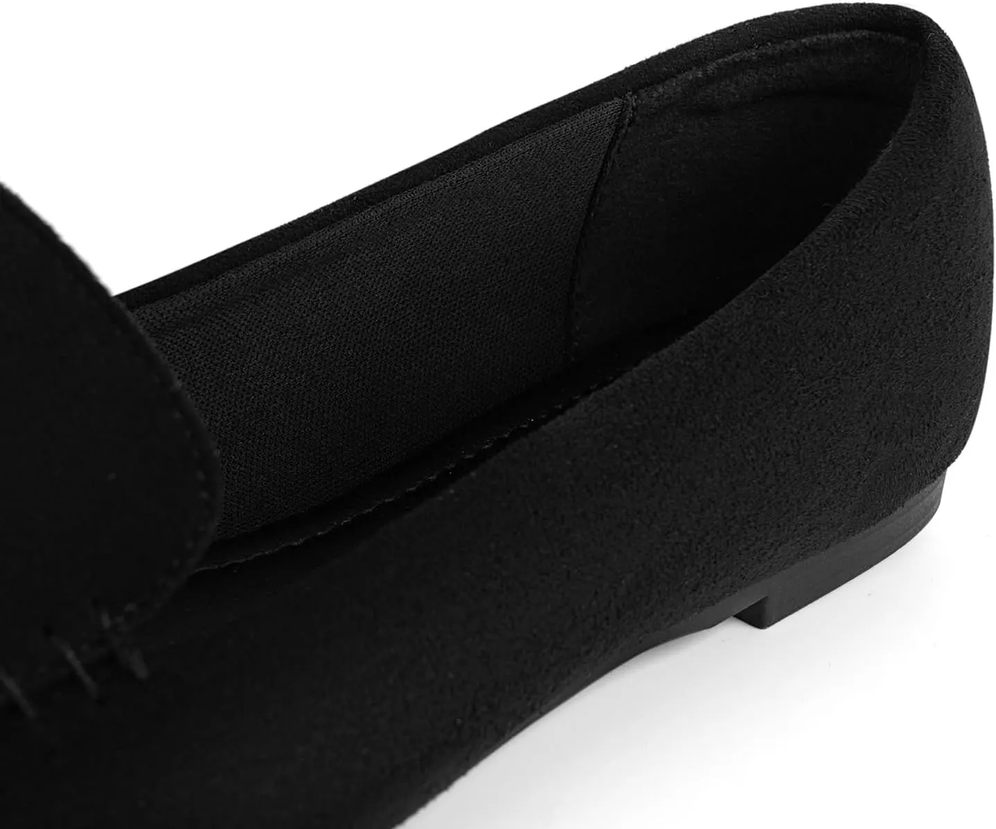 MUSSHOE Loafers for Women Comfortable Pointed Toe Memory Foam Women's Loafers