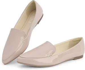 MUSSHOE Loafers for Women Comfortable Pointed Toe Memory Foam Women's Loafers