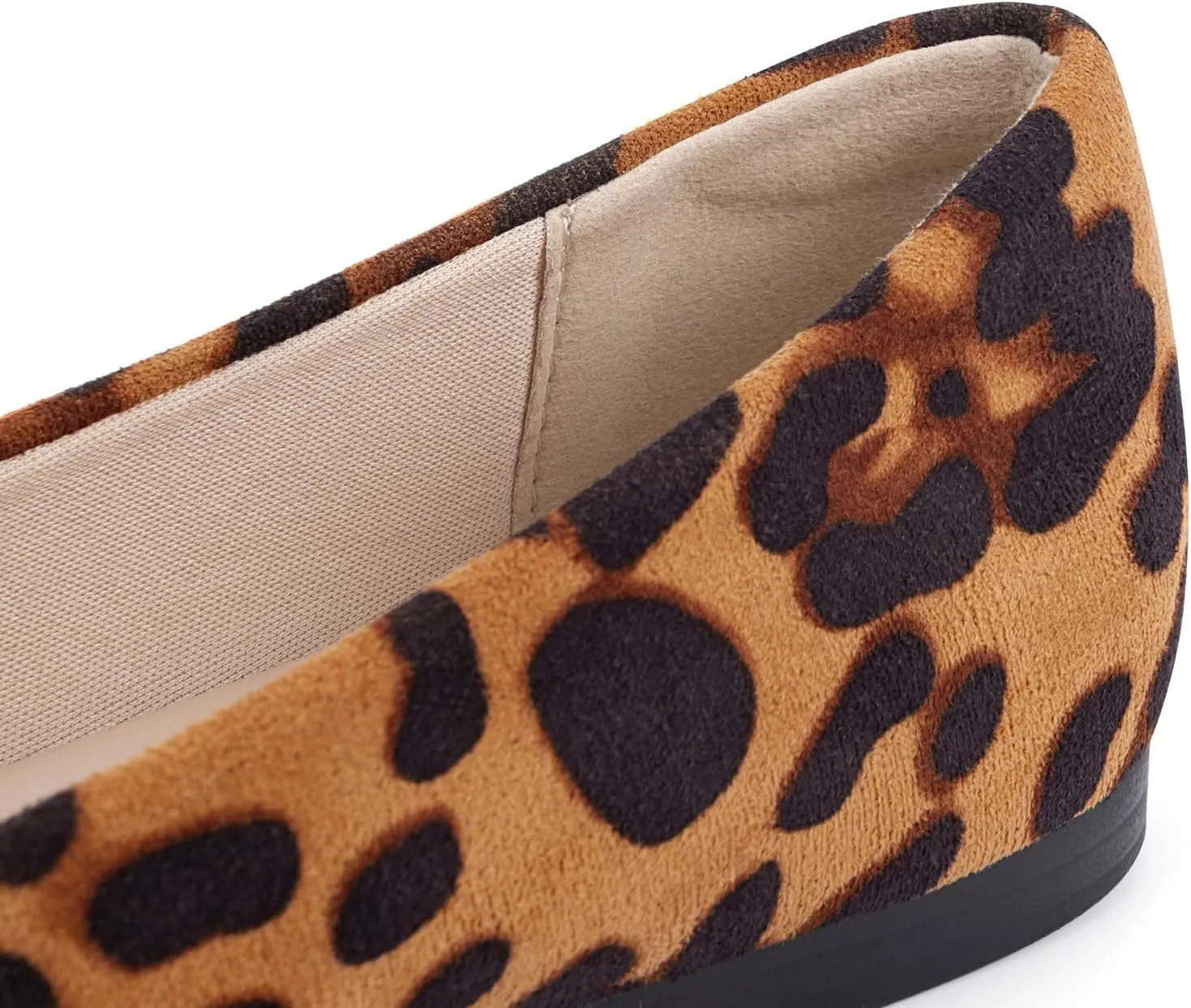 MUSSHOE Loafers for Women Comfortable Pointed Toe Memory Foam Women's Loafers