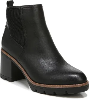Naturalizer Women's Madalynn Gore Lug Sole Heeled Ankle Bootie