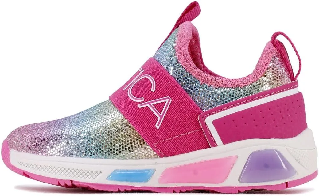 Nautica Kids Light Up Flashing Sneaker Athletic Running Shoes Lace-Up/Bungee/Slip-on |Boy - Girl|(Little Kid/Big Kid) Kappil Parks Neave Lights