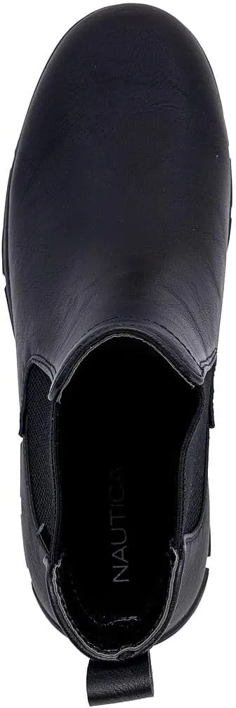 Nautica Men's Chelsea Boot Slip-On Dress Ankle Shoe Chukka Desert Boots-Wuzer