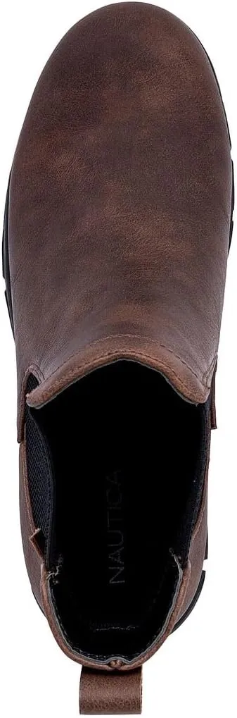 Nautica Men's Chelsea Boot Slip-On Dress Ankle Shoe Chukka Desert Boots-Wuzer