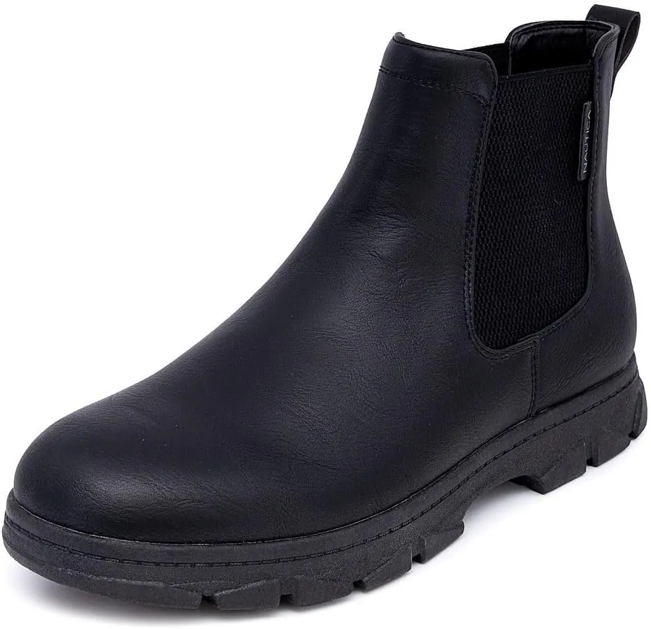 Nautica Men's Chelsea Boot Slip-On Dress Ankle Shoe Chukka Desert Boots-Wuzer