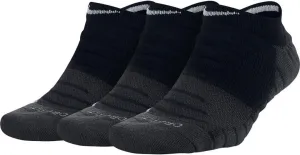 Nike Dry Cushion No-Show Training Socks (3 Pair) (Medium, Black)