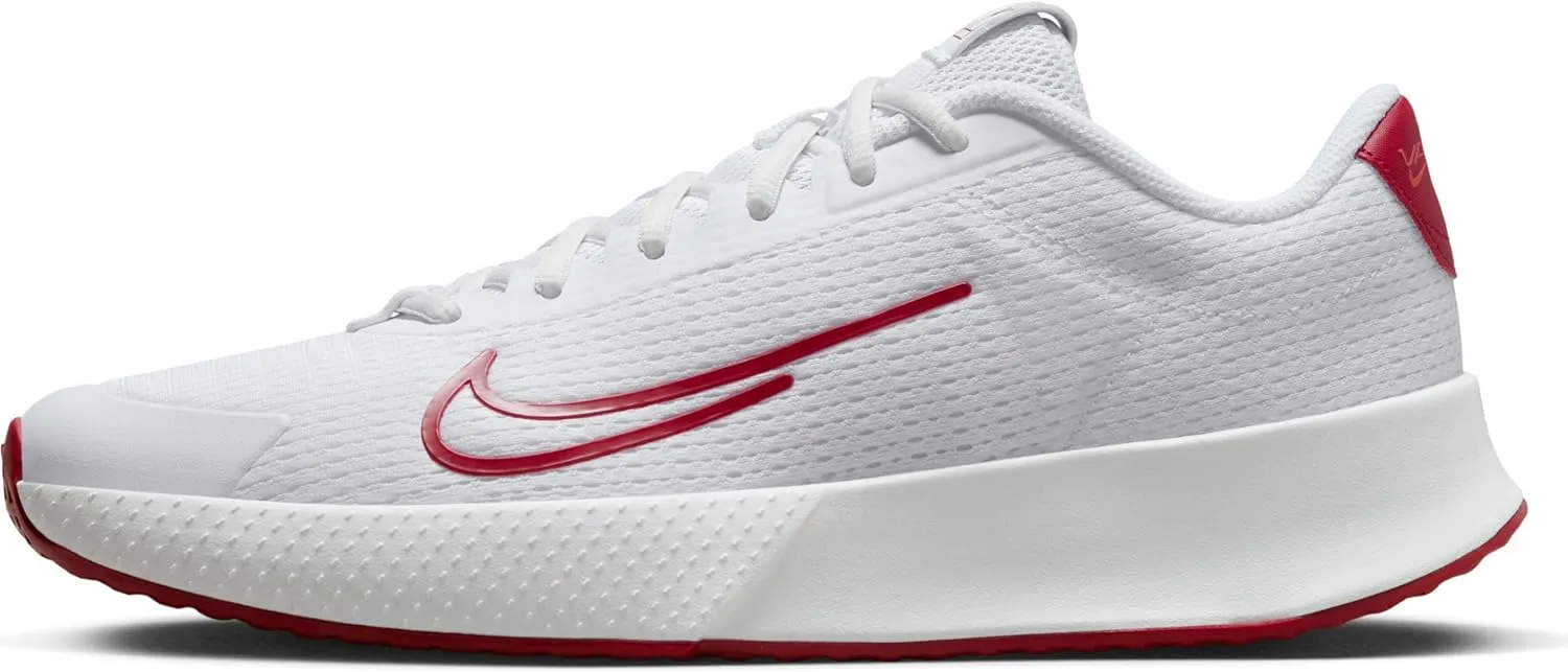 NIKE Men's Sneaker Low, White Noble Red Ember Glow, 7.5