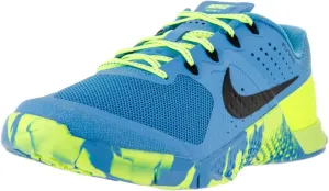 Nike Women's Metcon 2 Amp Blue Glow/Black Volt Black Training Shoe (8)